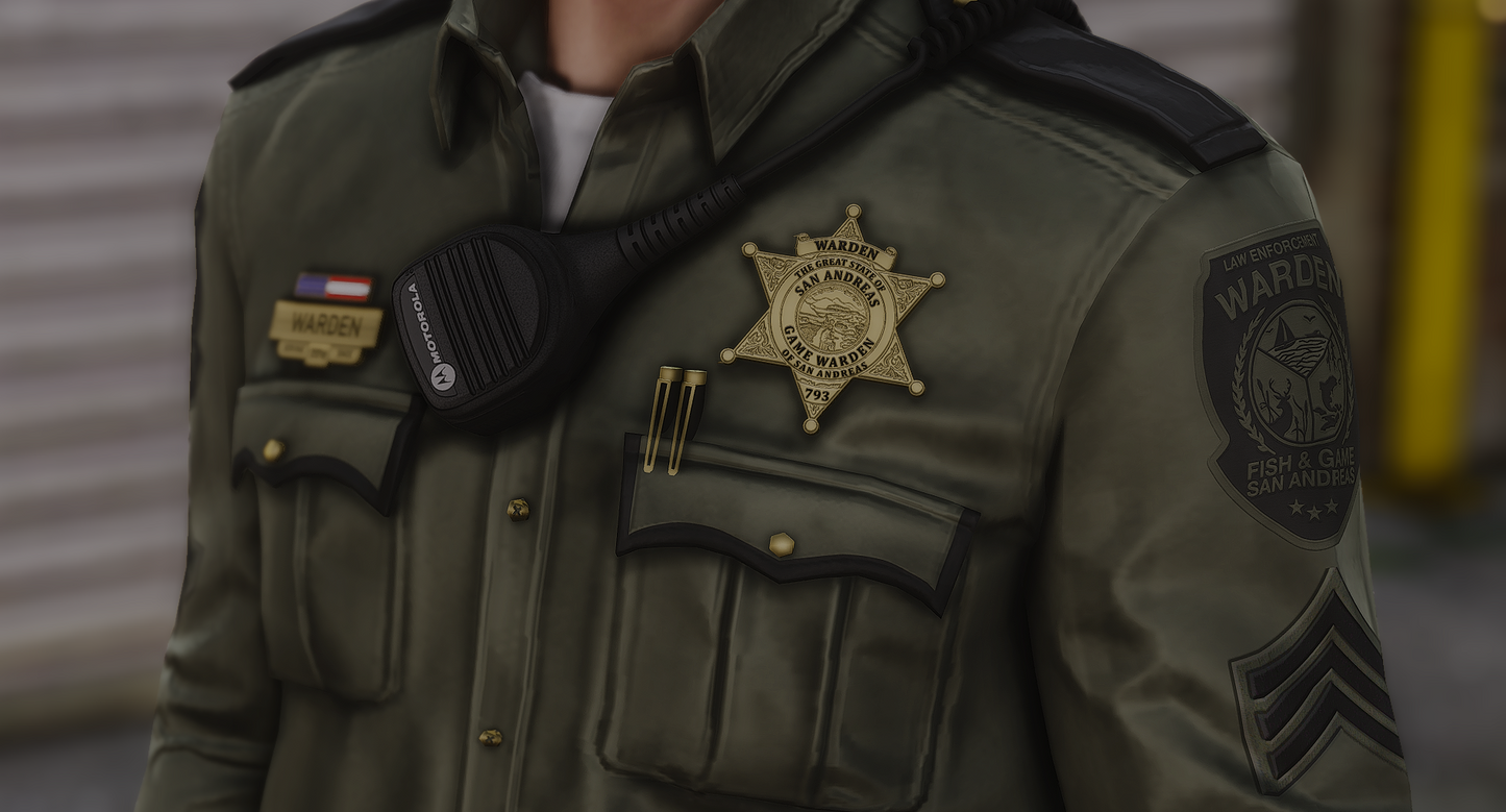 SAN ANDREAS GAME WARDEN EUP PACKAGE