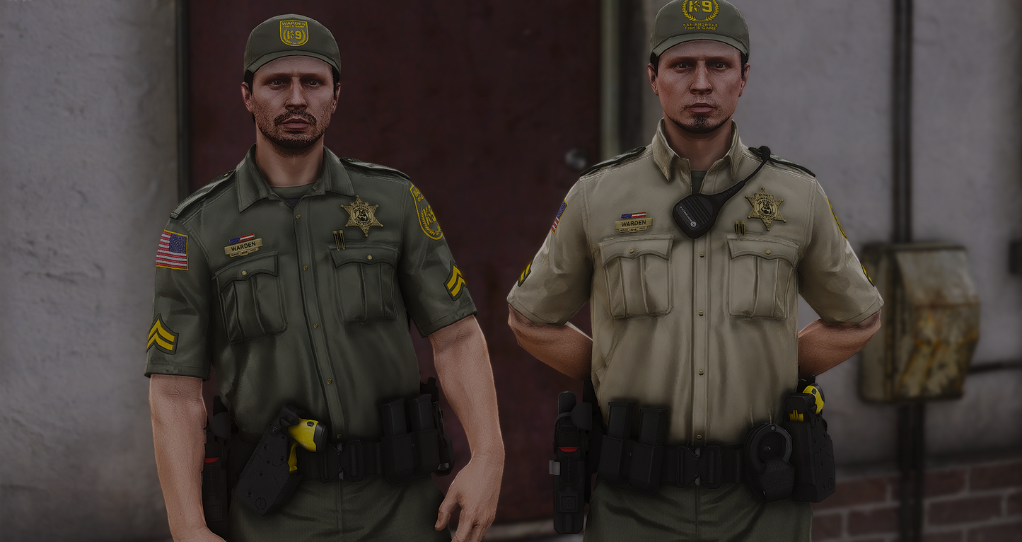 SAN ANDREAS GAME WARDEN EUP PACKAGE