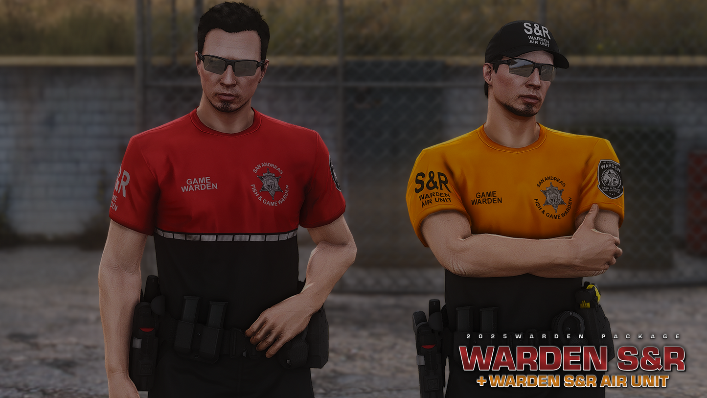 SAN ANDREAS GAME WARDEN EUP PACKAGE