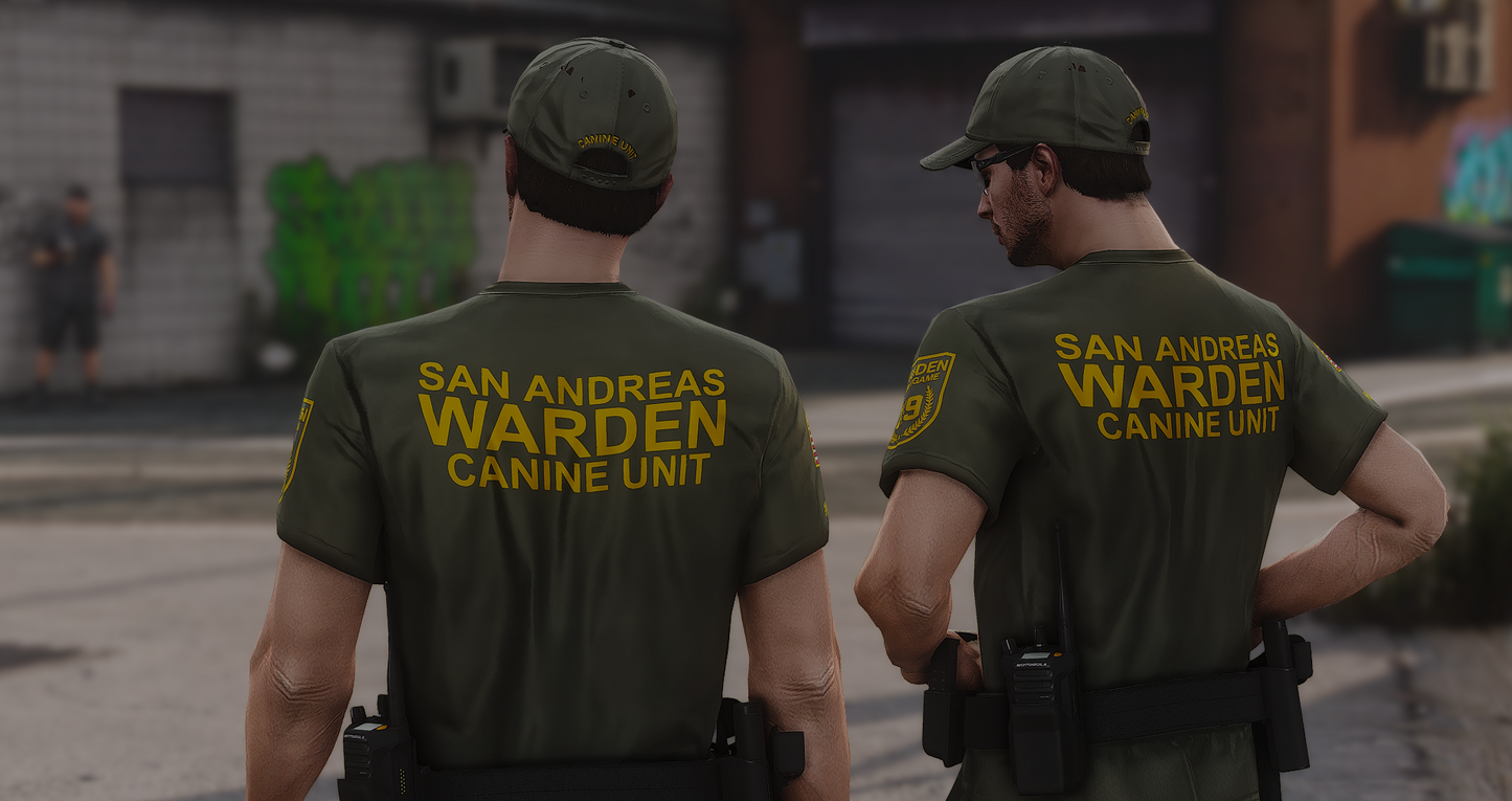 SAN ANDREAS GAME WARDEN EUP PACKAGE