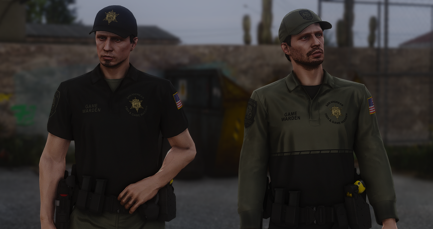 SAN ANDREAS GAME WARDEN EUP PACKAGE