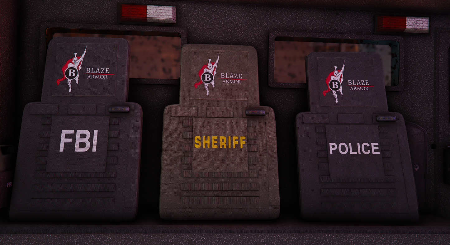 POLICE SHIELD MODEL / SCRIPT
