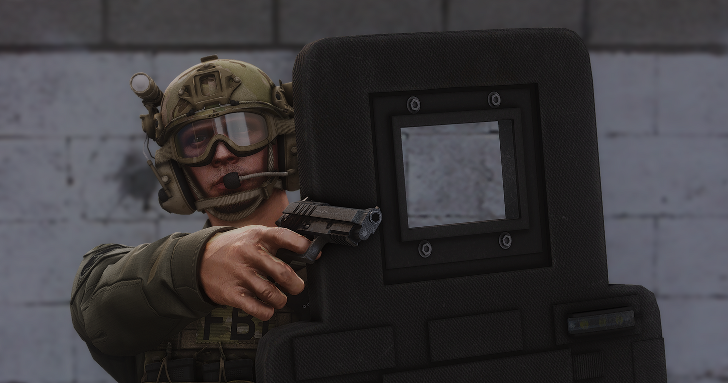POLICE SHIELD MODEL / SCRIPT