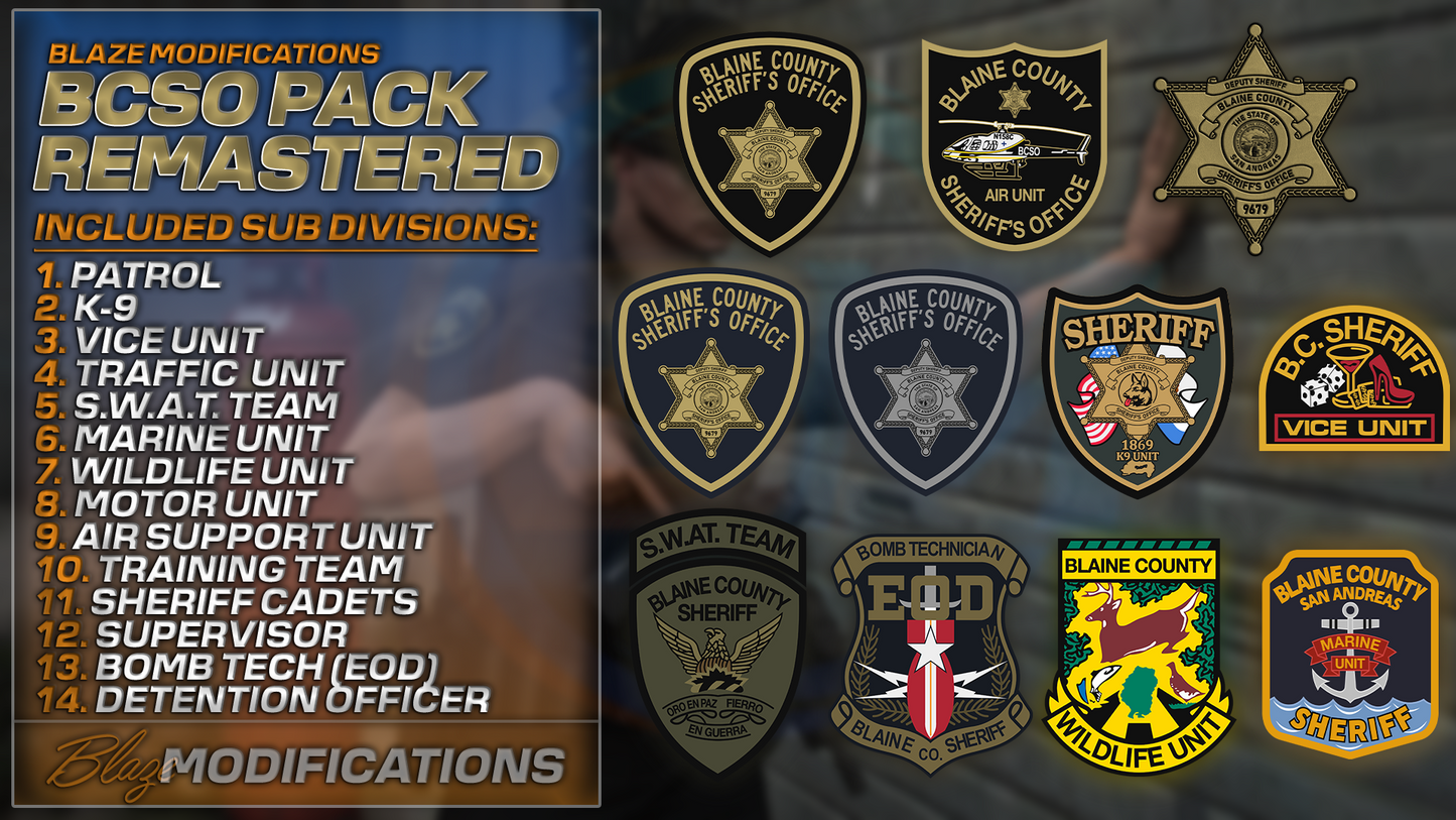 BCSO EUP PACKAGE REMASTERED