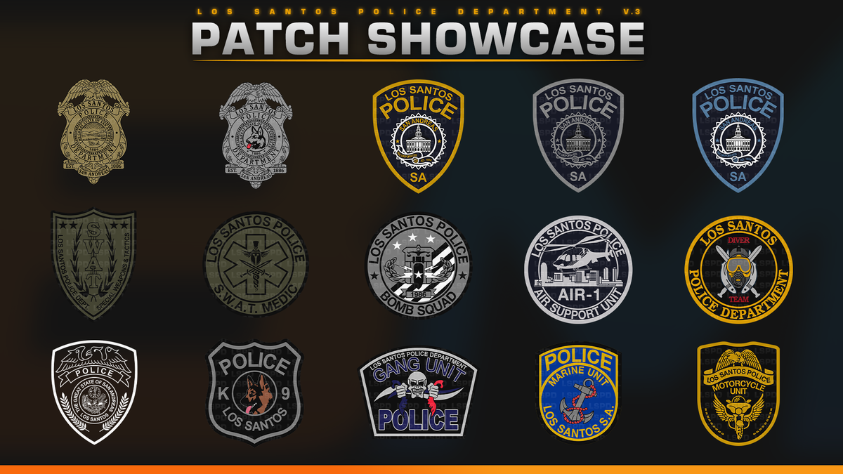 Lspd Patch Ranks LSPD EUP PACKAGE REMASTERED – BlazeModifications